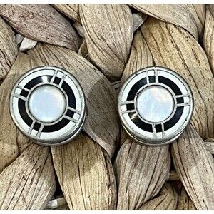 Baer & Wilde Antique Art Deco Cufflinks - 1920's Kum-A-Part Mother Of Pearl